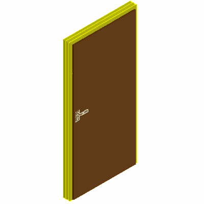 Drzwi techniczne Guardia EI 30 Pełne