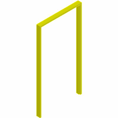 Ościeżnica blokowa (stała)