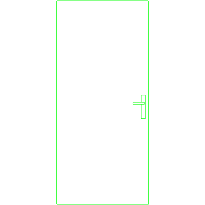 Model 1 - drzwi pełne