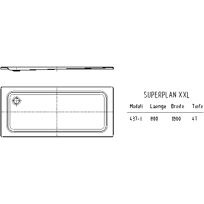 437-1 superplan xxl 80x180 2D