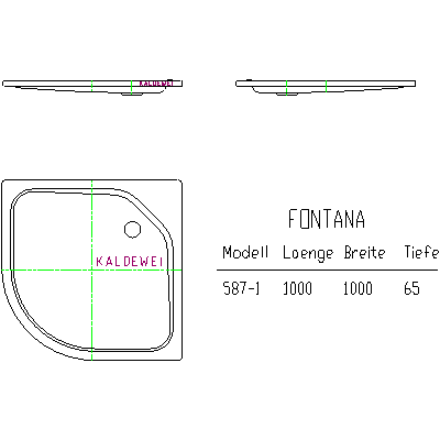 587-1 fontana 100x100x6,5 2D