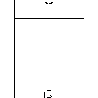 MERIDA STELLA MINI - Pojemnik na ręczniki papierowe w rolach lub papier toaletowy w systemie listkowym CSM202 CSP202 CSM272 CSC202 CSB202 - Widok z przodu