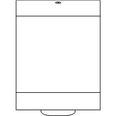 MERIDA STELLA AUTOMATIC MAXI - Podajnik ręczników papierowych CSM303 CSP303 CSM373 CSC303 CSB303 - Widok z przodu