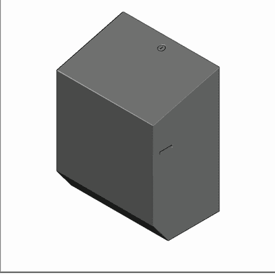 MERIDA STELLA AUTOMATIC MAXI - Podajnik ręczników papierowych CSM303 CSP303 CSM373 CSC303 CSB303 - 3D