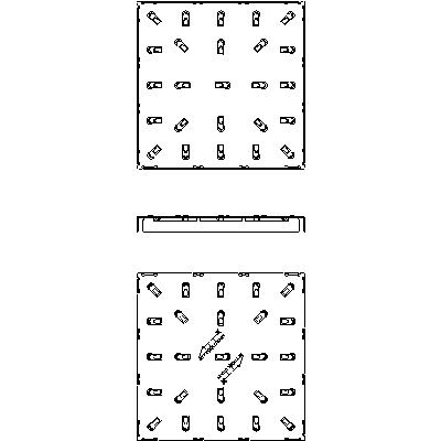 Nierdzewne płytki posadzkowe