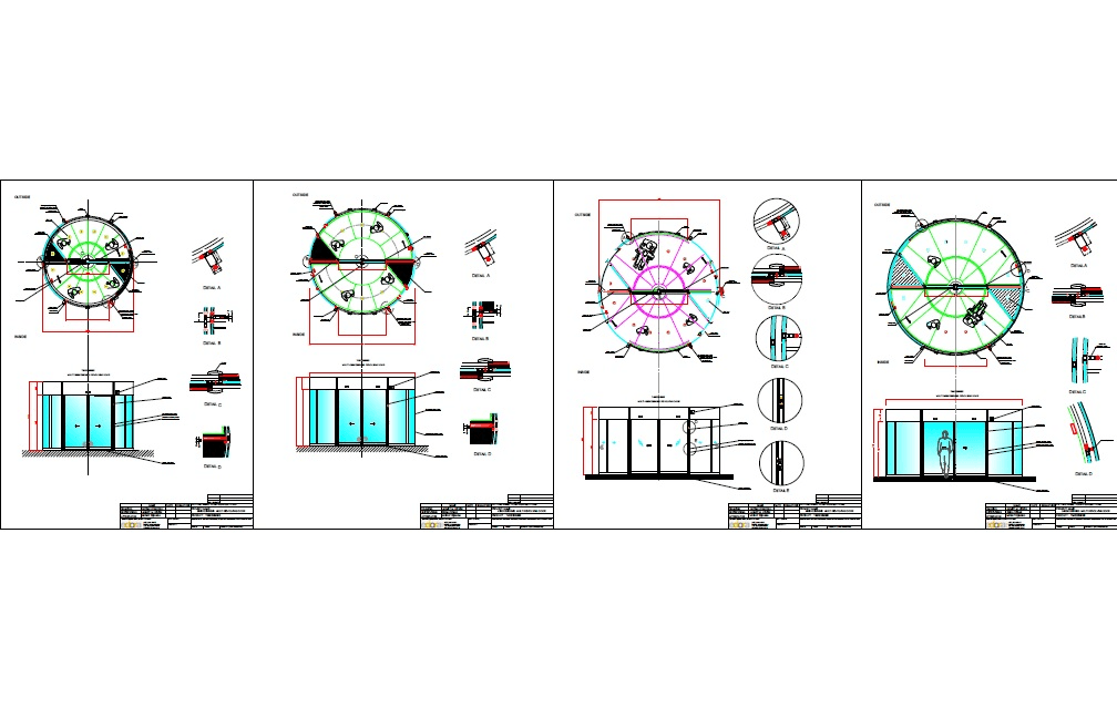 Drzwi obrotowe MULTI ED 600