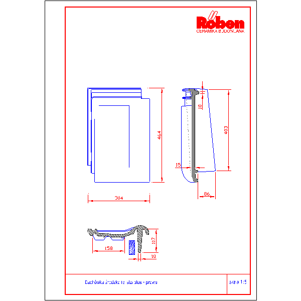 Dachówka średzka falista plus prawa