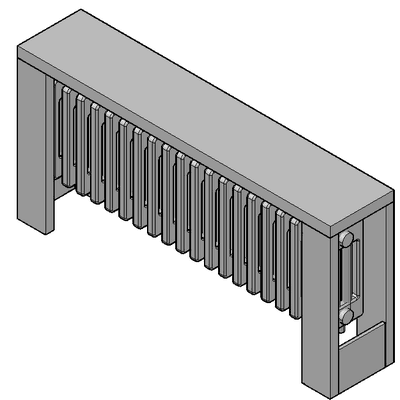 Grzejniki kolumnowe Delta Column Bench V