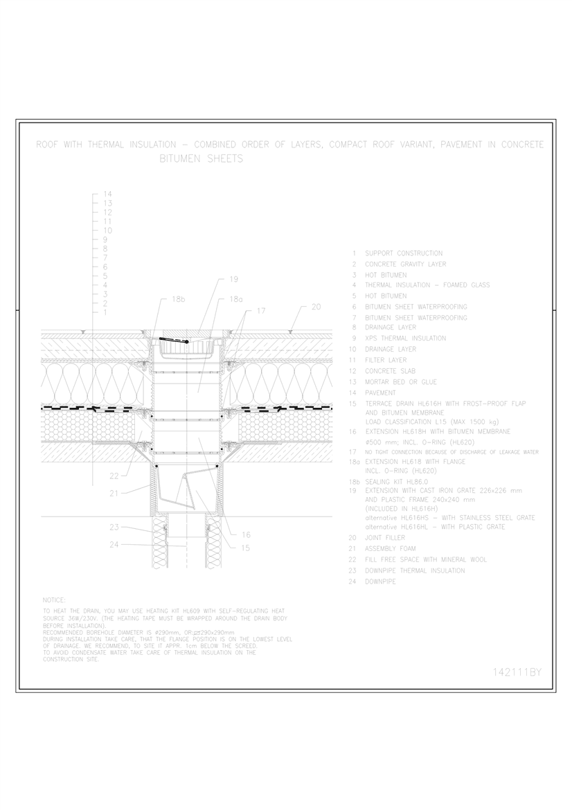 compact design with a combined layer system