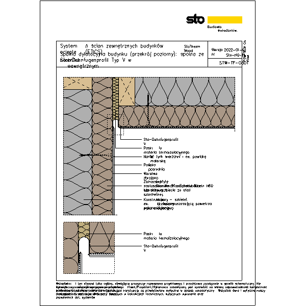 Spoina dylatacyjna budynku