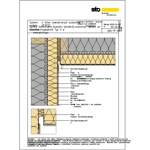 Spoina dylatacyjna budynku