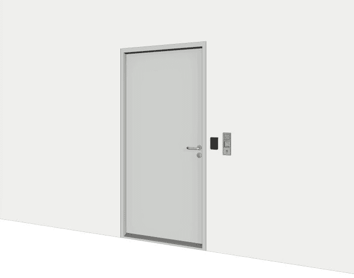 1.7PLASSA ABLOY - DC 3.1 PP60, single-leaf, corner frame_HardwareSet 3D.gsm