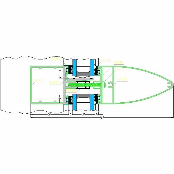 Fasada aluminiowa SYSTEM AF-50-17-c.dwg