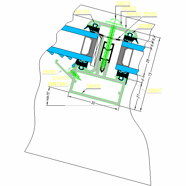 Fasada aluminiowa SYSTEM AF-50-15,1.dwg