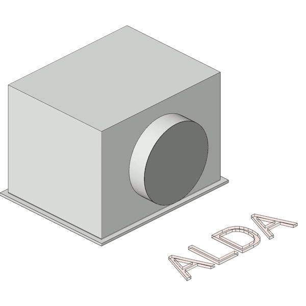 Anemostat prostokątny ALDA-SDA (nawiew)