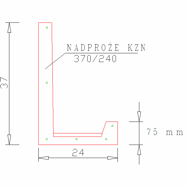 NADPROŻE KZN 370 na 240