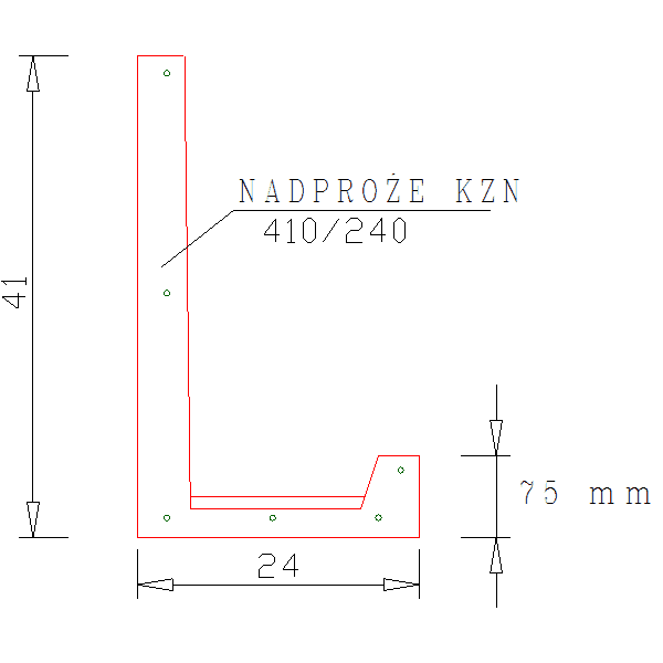 NADPROŻE KZN 410 na 240