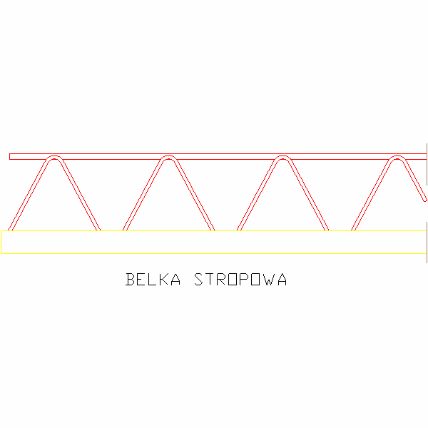 BELKA STROPOWA WIDOK