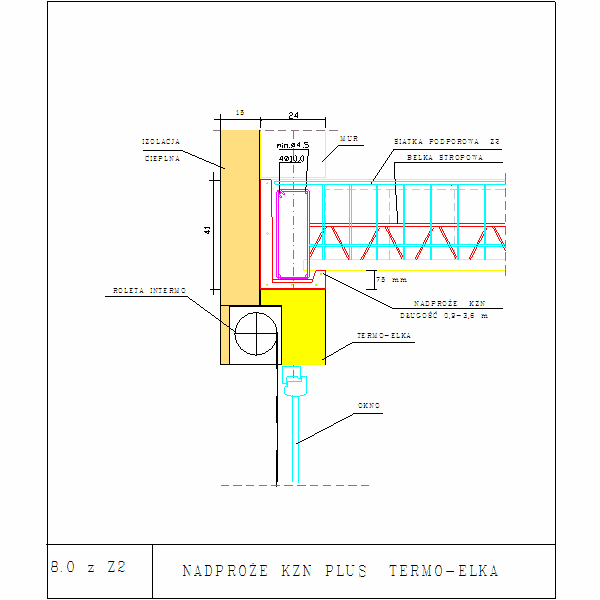 8.0 z Z2 NADPROŻE KZN PLUS  TERMO-ELKA