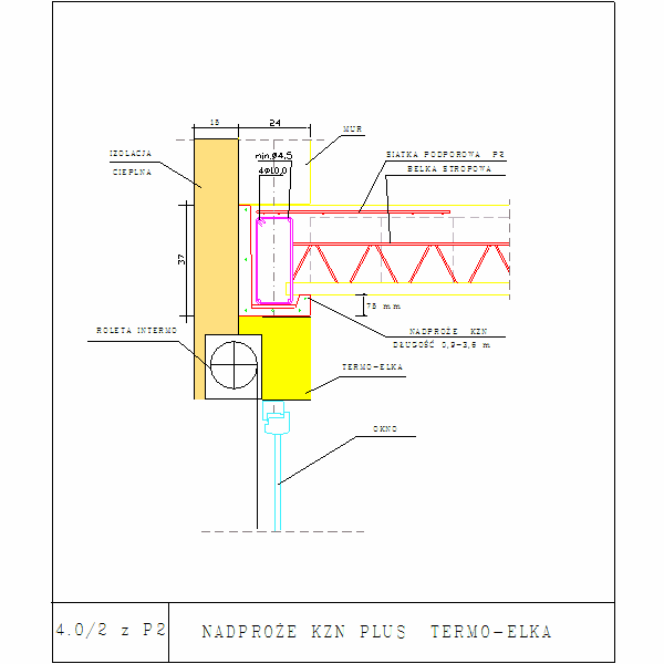 4.0-2 z P2 NADPROŻE KZN PLUS  TERMO-ELKA
