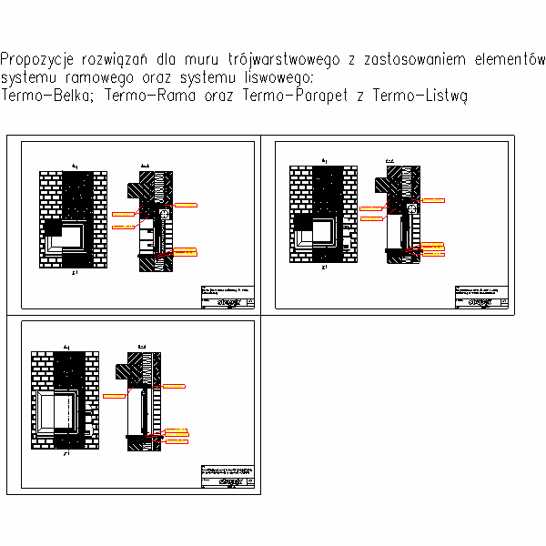 EMO montaz - mur trojwarstwowy