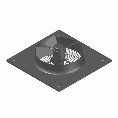 Axiální nástěnný ventilátor HXBR/HXTR