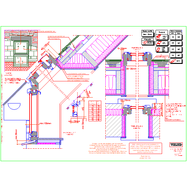 Okno GGL z oknem VFE zainstalowane w dachu o pokrytym dachówką bitumiczną 2