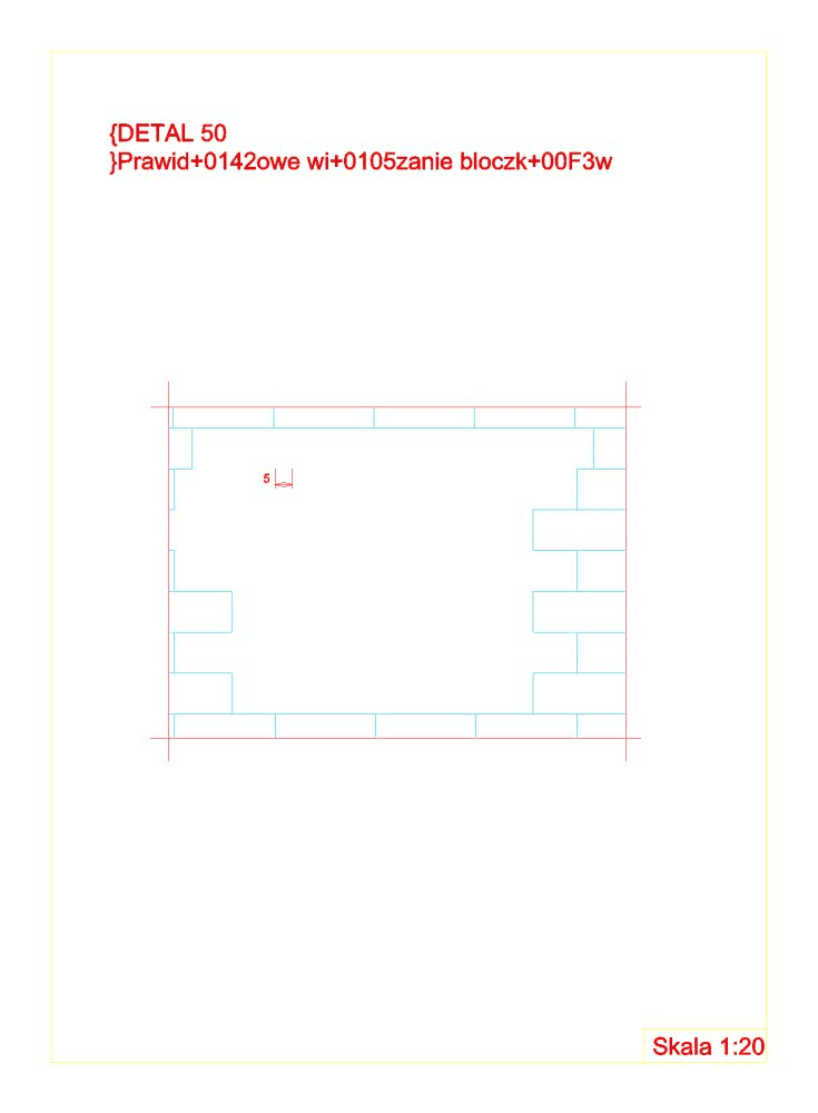 Prawidłowe wiązanie bloczków