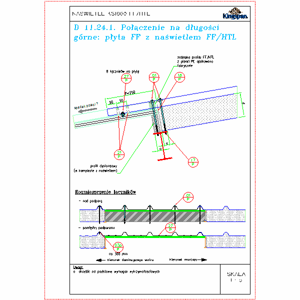 D 11.24.1.Połączenie na długości górne
