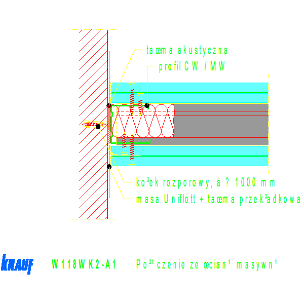 W118WK2-A1_Połączenie_ze_ścianą_masywną