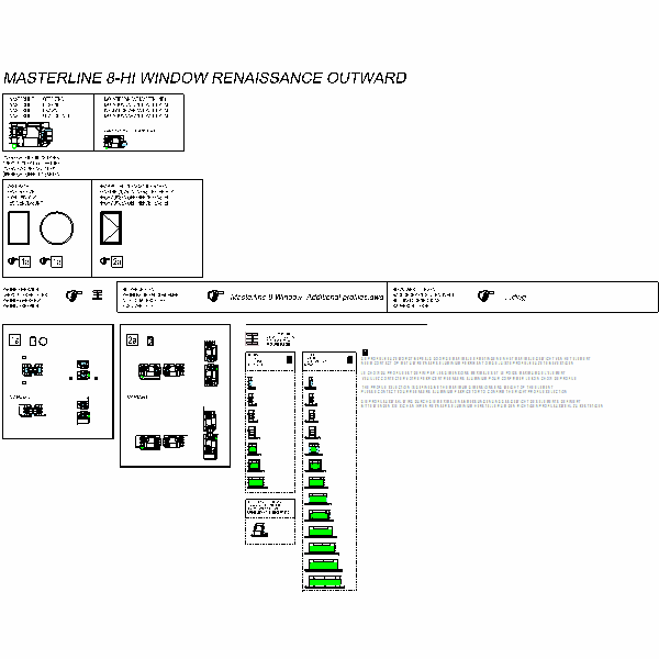 Okno ML8 Renaissance otw. na zewnątrz