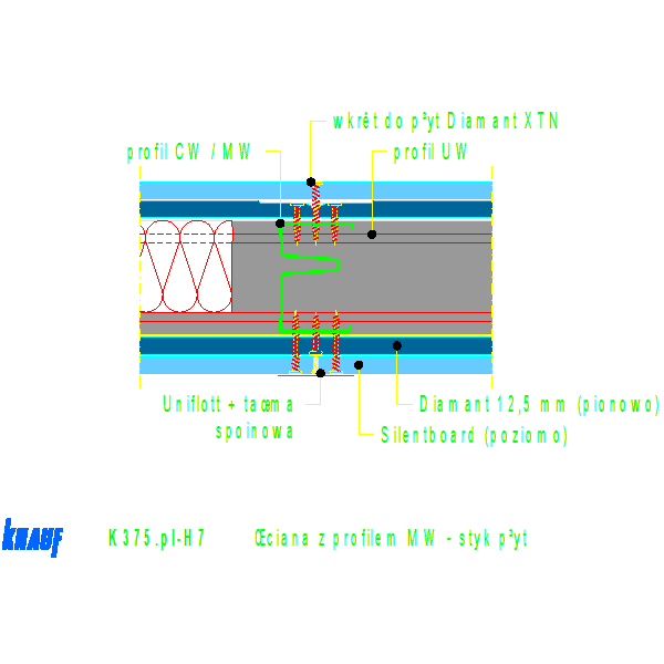 K375de-H7_Ściana_z_profilem_MW_-_styk_płyt