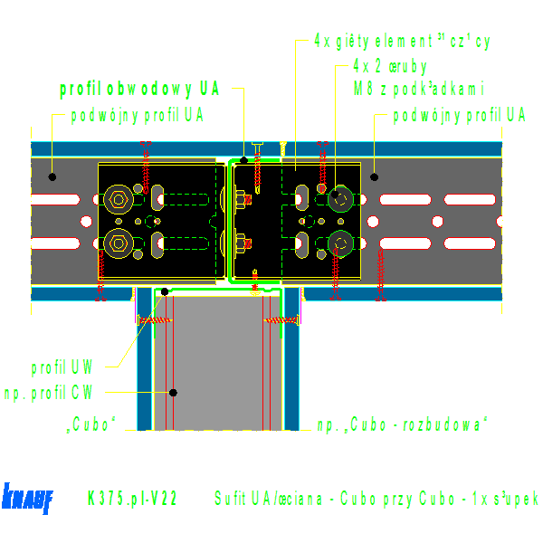 K375de-V22_Sufit_UA_ściana_-_Cubo_przy_Cubo_-_1x_słupek