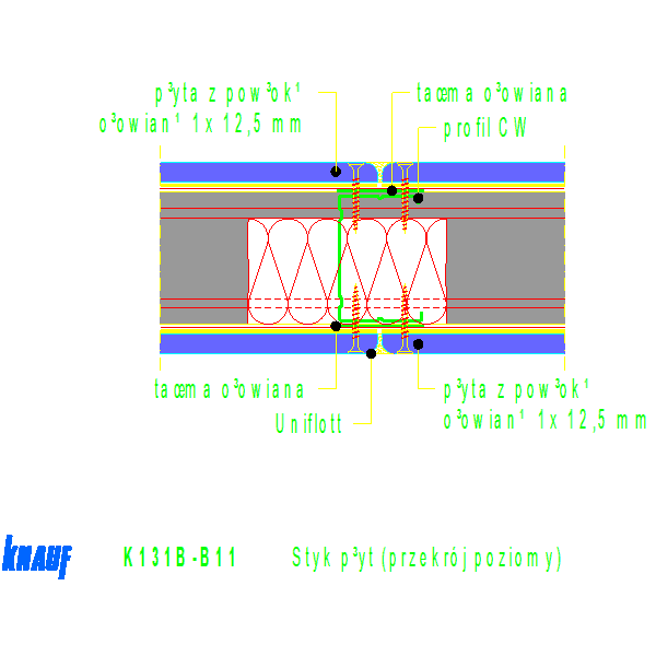 K131B-B11_Styk_płyt_przekrój_poziomy
