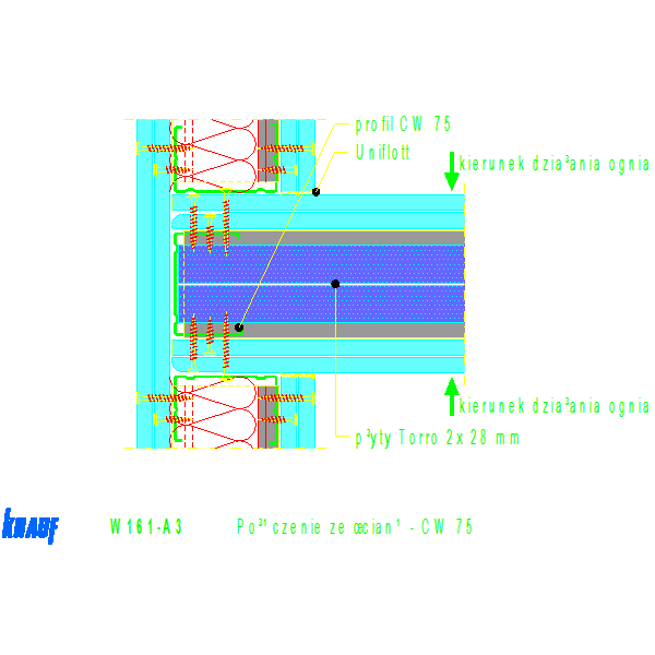 W161-A3_Połączenie_ze_ścianą_-_CW_75