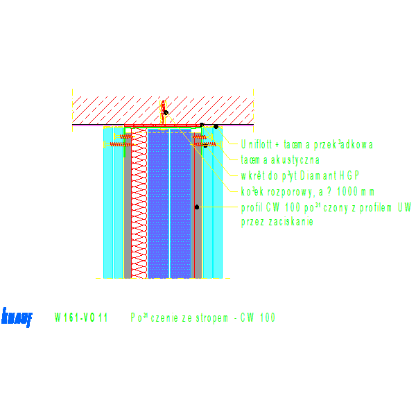 W161-VO11_Połączenie_ze_stropem_-_CW_100