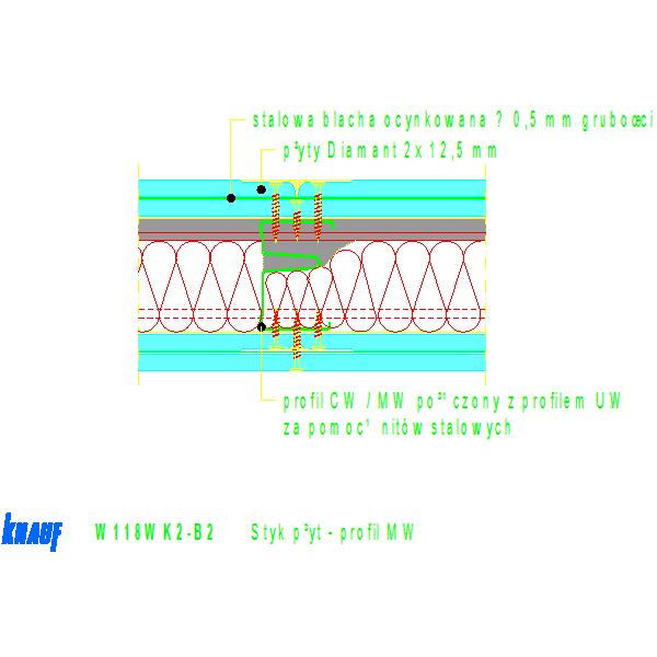 W118WK2-B2_Styk_płyt_-_profil_MW