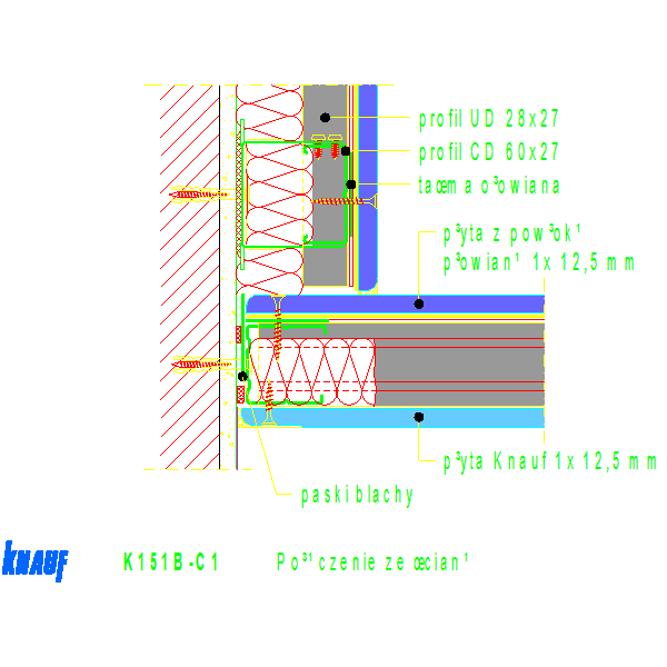 K151B-C1_Połączenie_ze_ścianą