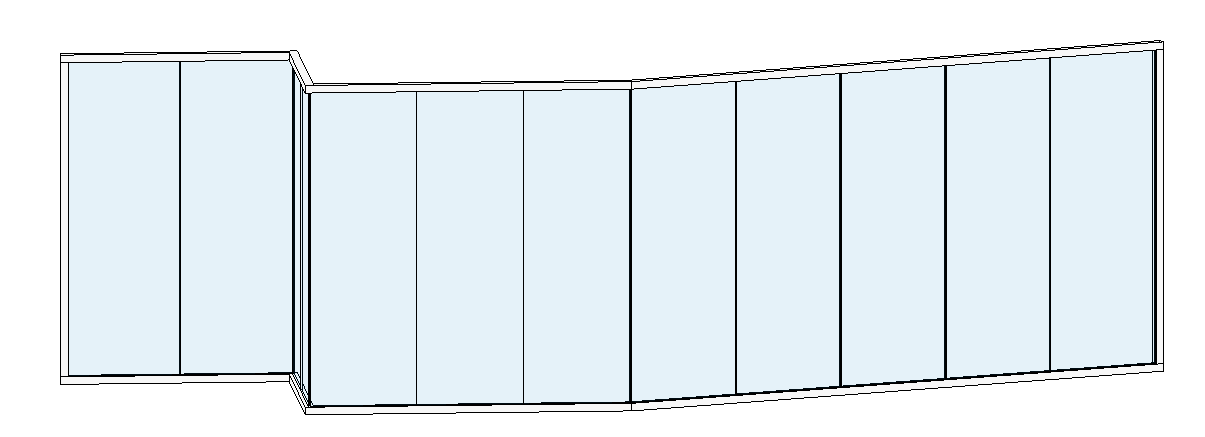 Bezszprosowa ścianka ppoż. ALUFIRE Vision Line