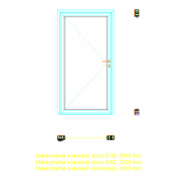 Drzwi przeciwpożarowe ALUFIRE