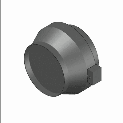 ROSENBERG - Wentylatory kanalowe z przylaczem okraglym R - 315_4EC Zone 2 - 3D