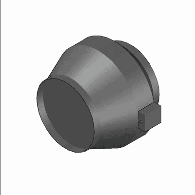 ROSENBERG - Wentylatory kanalowe z przylaczem okraglym R - 355 M_5FA - 3D