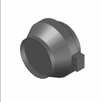 ROSENBERG - Wentylatory kanalowe z przylaczem okraglym R - 250 L_3DF - 3D