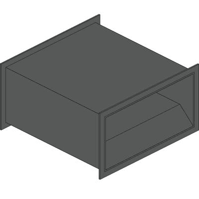 Wentylatory kanałowe z przyłączem prostokątnym EKA