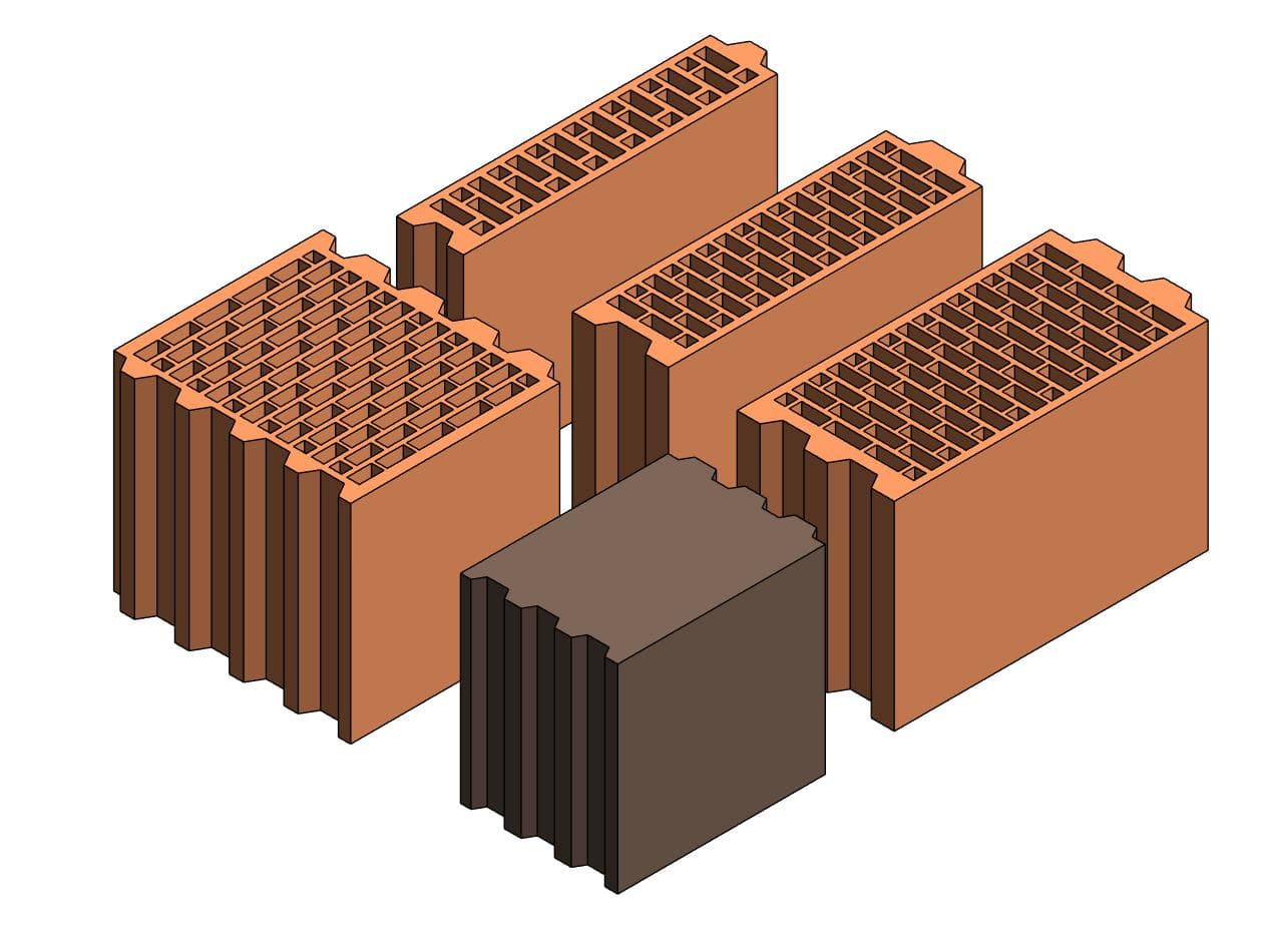 Thermopor hollow blocks