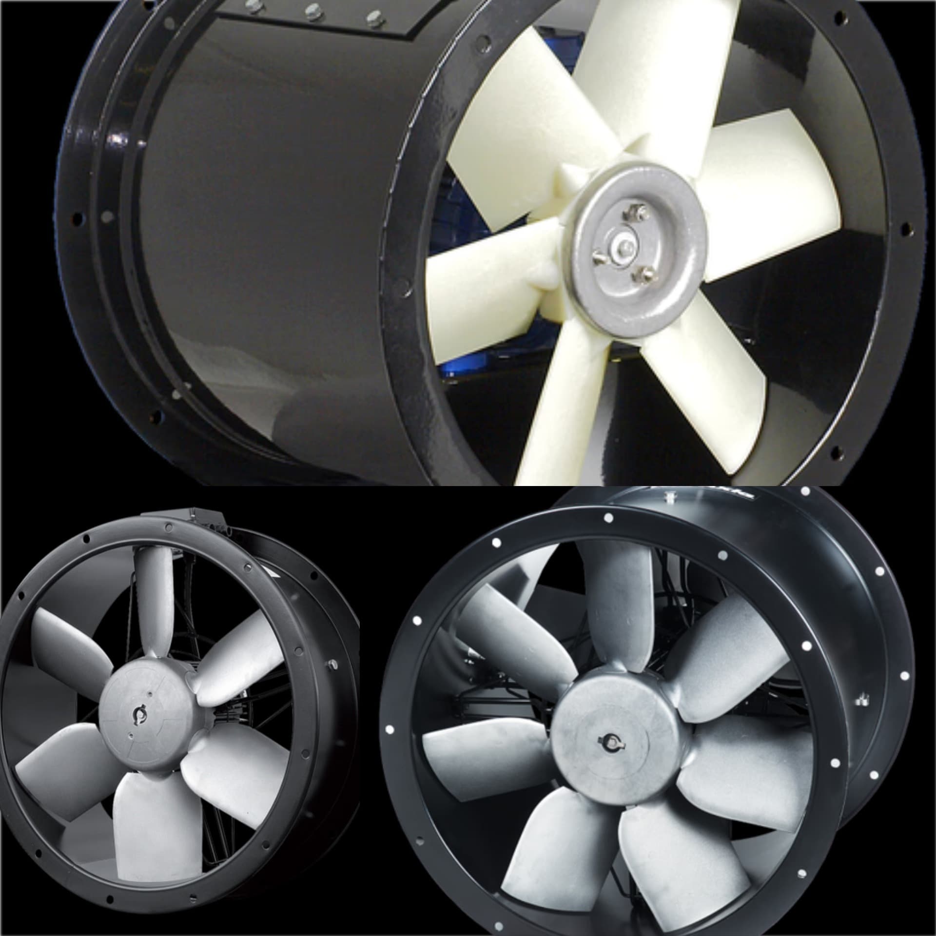 Wentylatory osiowe kanałowe +