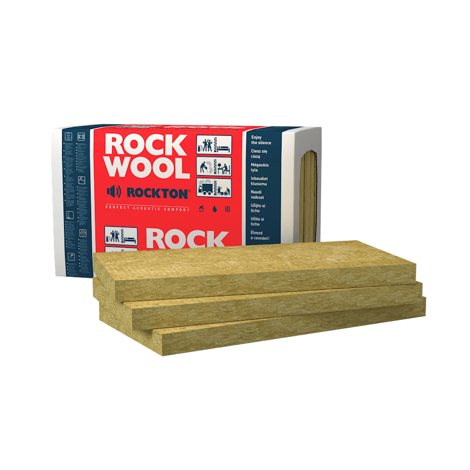 UKRYTE ROCKTON rock wool panels for thermal and acoustic insulation