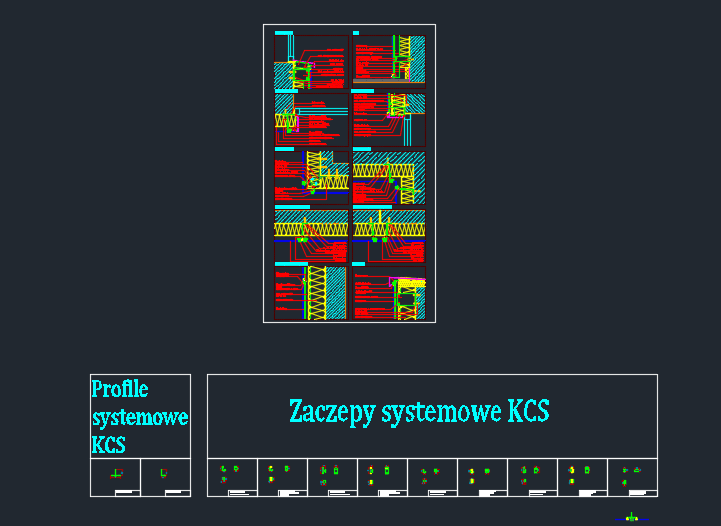 SYSTEM ZACZEPOWY PODKONSTRUKCJI BSP KCS