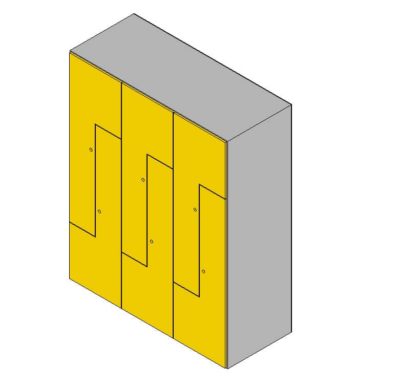 HPL wardrobe lockers