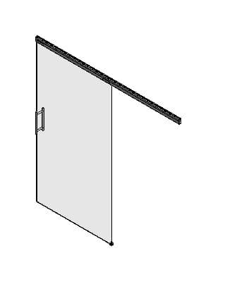 "Gustavson Porta Glass Lux SLX" - stumdomų stiklinių durų be slenksčio sistema